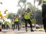 Polres Banjar Polda Jabar Kini Punya Tim Patroli Bhayangkara Sepatu Roda