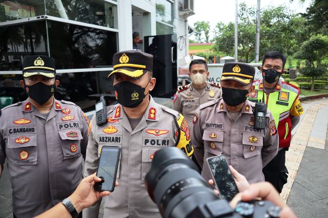 Polres Tasikmalaya Kota Tetapkan Tiga Orang Tersangka Oknum Geng Motor Pembawa Senjata Tajam