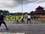 Olahraga Bersama, Wujud Sinergitas TNI Polri di Klungkung