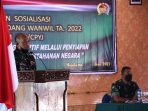 Kasrem 082/CPYJ Letkol Arm Beni Sutrisno Sosialisasi Bidang Perlawanan Wilayah