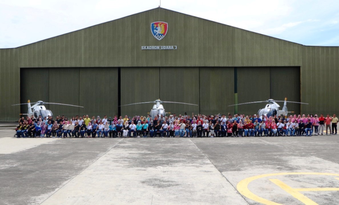Skadron Udara 7 Lanud Suryadarma Gelar Silaturahmi Dalam Rangka 57 Tahun Pengabdian