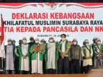 Jamaah Khilafatul Muslimin Surabaya Raya Deklarasi Setia pada Pancasila dan NKRI