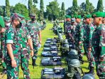 Pangdam Brawijaya Tinjau Kesiapan Satgas Yonif 511/DY Dalam Rangka Operasi Pamtas Darat RI-PNG
