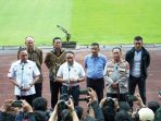 Menpora Bersama Ketua PSSI dan Kapolda Jabar Cek Kelaikan Stadion GBLA untuk Laga Liga 1