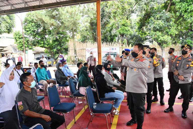 Kapolda Jawa Barat Apresiasi Capaian Vaksin Covid-19 Di Kabupaten Purwakarta