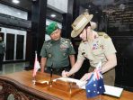 Kasad TNI Jenderal Dudung Abdurachman Terima Kunjungan Kasad Australia