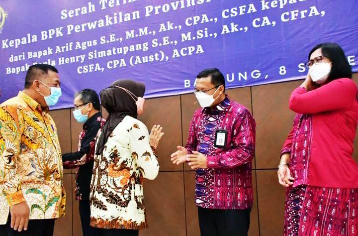 Walikota dan Ketua DPRD Kota Banjar Hadiri Sertijab Kepala BPK Perwakilan Provinsi Jawa Barat