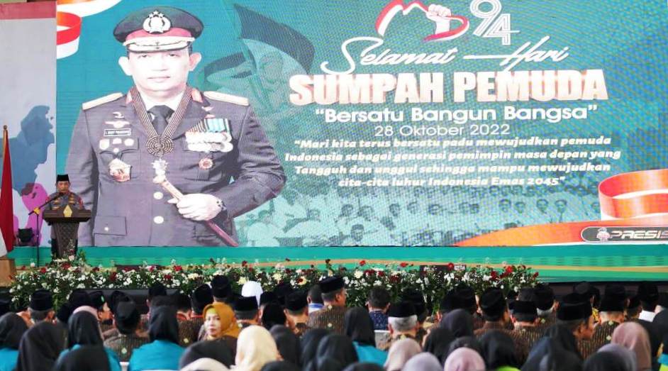 Kapolri Sampaikan Orasi Kebangsaan Sumpah Pemuda Di UIN Walisongo Semarang