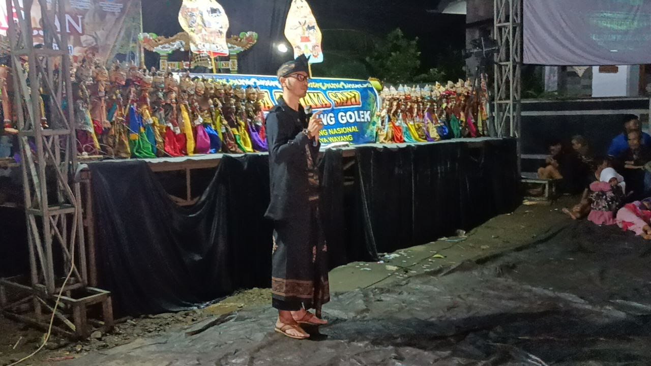 Hari Wayang Nasional, Ketua KPU Kota Banjar Sosialisasikan Pemilu 2024