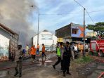 Pasar Besi Dan Burung Terbakar, Sat Samapta Polres Tasikmalaya Kota Bantu Pengamanan Lokasi