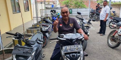 Tukang Ojek Pangkalan Berusia 66 Tahun di Tasikmalaya Senang Motornya yang Hilang Telah Kembali