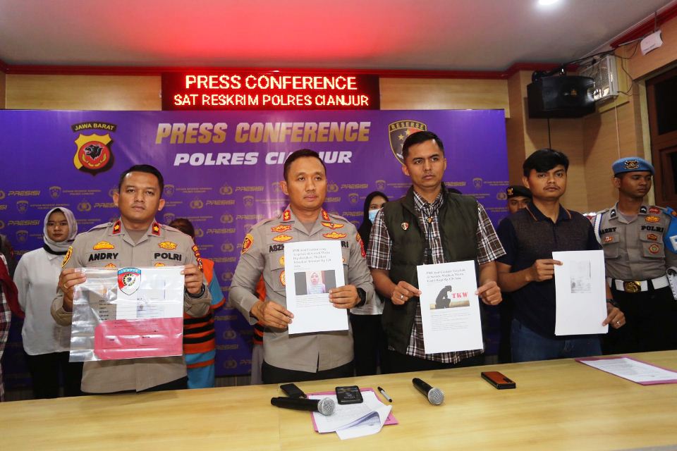 Polres Cianjur Polda Jabar Ungkap Kasus TPPO