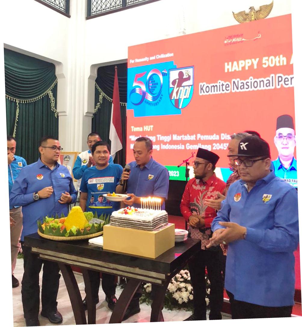 DPP KNPI Peringati HUT Emas di Gedung Sate Bandung