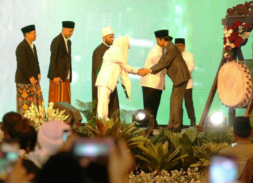 Ganjar Pranowo Dampingi Presiden Jokowi Hadiri Muktamar Sufi Dunia