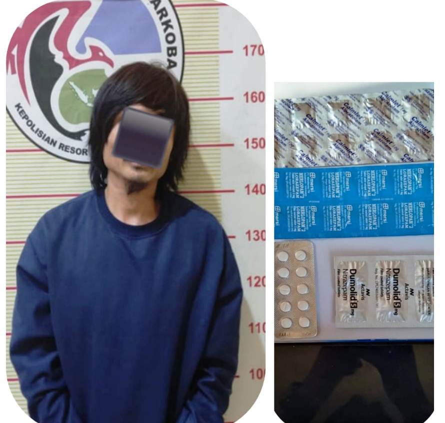 Sat Narkoba Polres Tasikmalaya Kota Berhasil Amankan Pelaku Penyalahgunaan Obat Terlarang