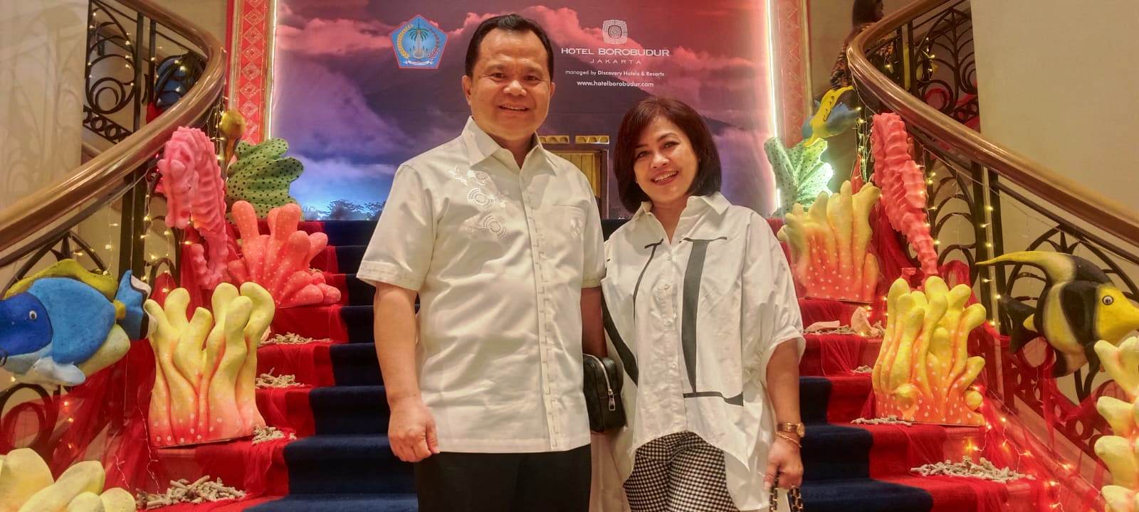 Ronny Sompie Kunjungi Event Discover North Sulawesi di Hotel Borobudur Jakarta