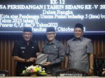 Pj Walikota Bandung Sampaikan Jawaban Pandangan Umum Fraksi Terhadap Lima Raperda