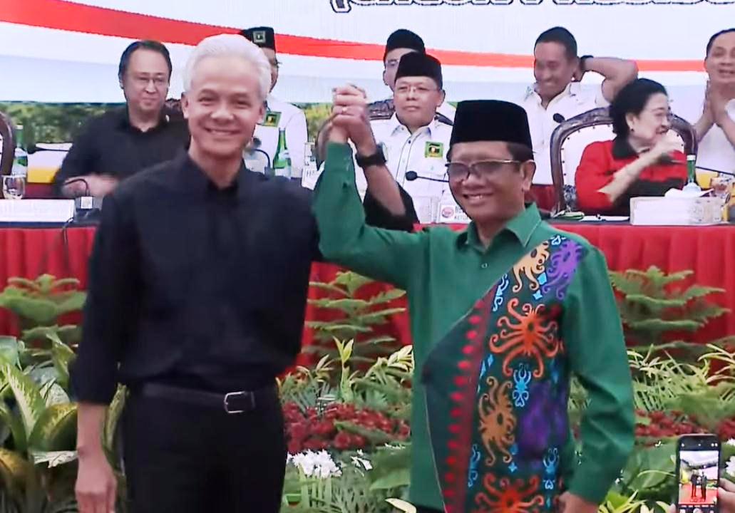 Mahfud MD Resmi Jadi Cawapres Dampingi Ganjar, Ini Pidato Pertamanya