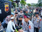 Kapolda Jabar Berikan Santunan di Rangkaian Panggung Hiburan Rakyat TNI Polri
