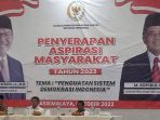 Anggota MPR RI Amang Syafrudin Serap Aspirasi dan Sosialisasi Penguatan Sistem Demokrasi Indonesia