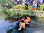 Polisi Lidik Penemuan Mayat Pria di Dasar Sungai Kampung Kadupugur Indihiang