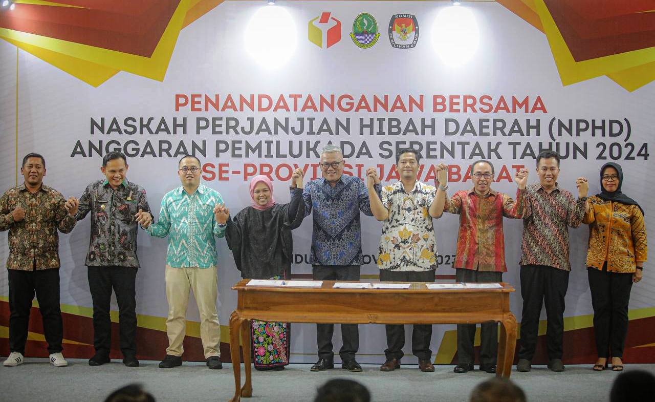 Pemkot Bandung Tandatangani Kesepakatan Dana Hibah Pilkada Serentak 2024