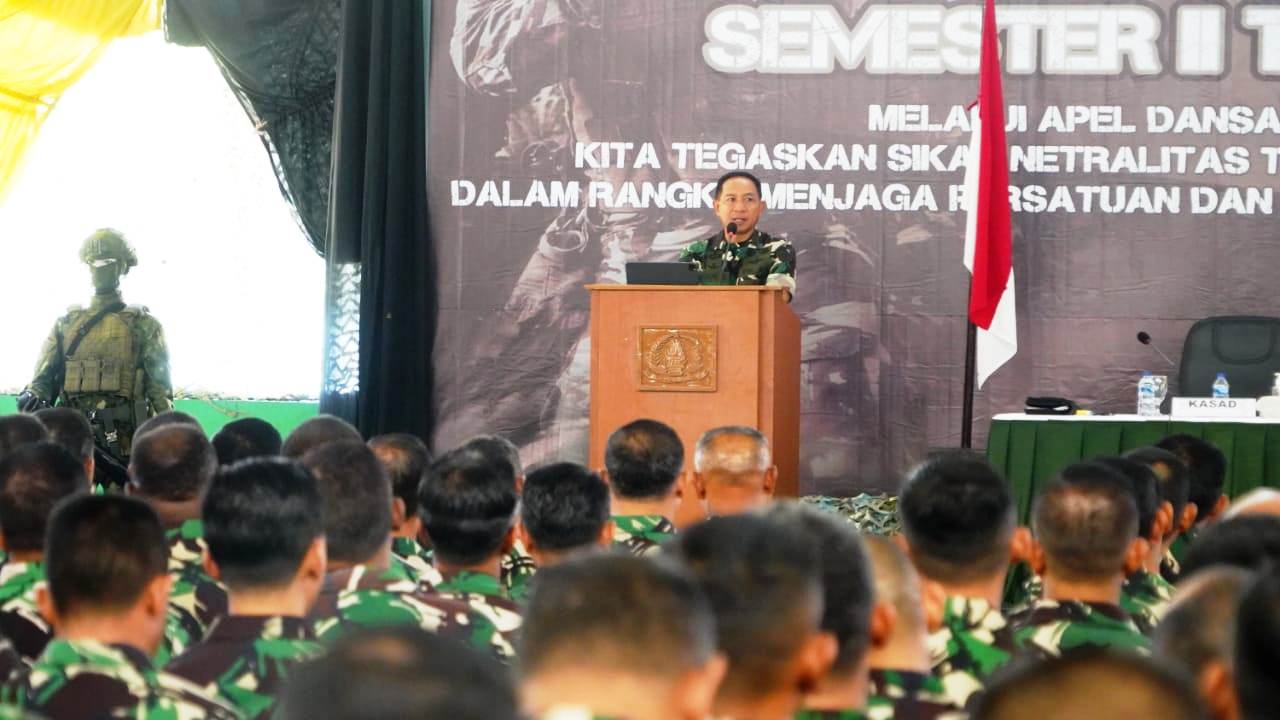 Kasad Jenderal Agus Subiyanto Tegaskan Netralitas TNI di Pemilu, Niatkan Jabatan Sebagai Ibadah