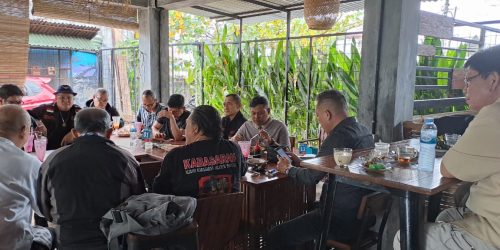 Sambil Minum Kopi dan Makan Bubur Manado, Bincang-bincang Sejumlah Ormas di Sulut Bersama Kombes Said Anna Fauza