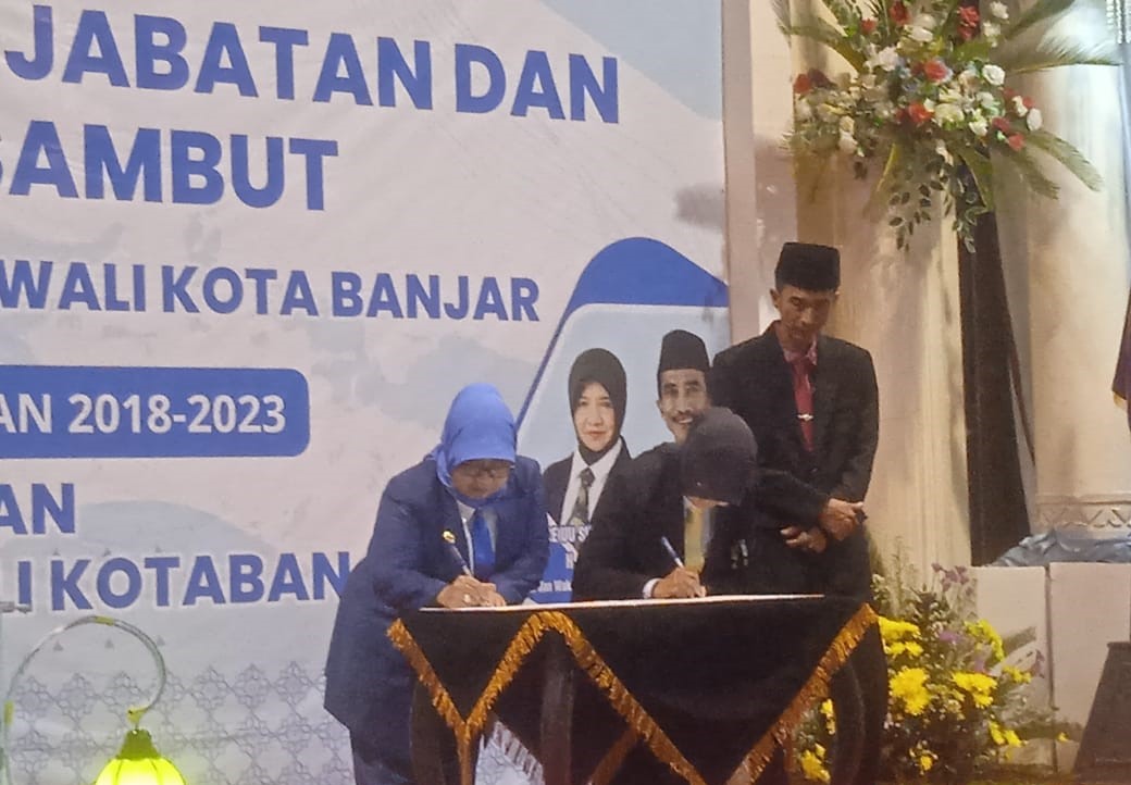 Dr Hj Ida Wahida Hidayati Resmi Menjadi Penjabat Wali Kota Banjar