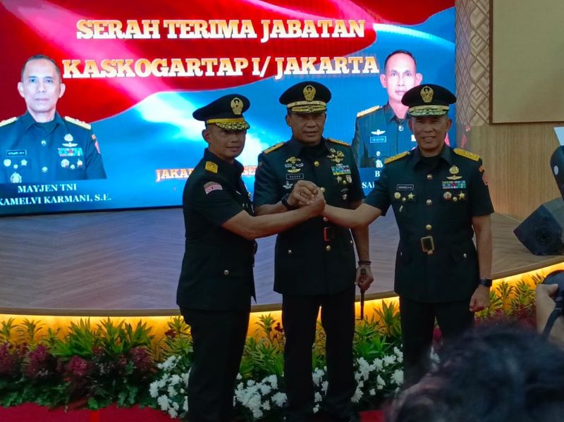 Brigjen TNI Edi Saputra Resmi Jabat Kaskogartap I/Jakarta