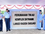 Kasau Resmikan 22 Unit Perumahan dan Dua Mess Prajurit di Lanud Raden Sadjad