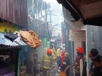 Diskar Kota Bandung Gercep Padamkan Kebakaran di Pemukiman Kawasan Braga