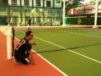 Sambut Turnamen Tenis Lapangan JBN Cup, Para Jurnalis Calon Peserta Tingkatkan Latihan