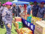 Bazar TNI Serentak, Danmenkav 2 Marinir Tinjau Stand Bazar Primkopal Menkav 2 Mar di Wonokromo Surabaya