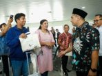 Wakil Gubernur Jawa Tengah Taj Yasin Maimoen saat menghadiri seremonial penerbangan perdana di Bandara Internasional Ahmad Yani Semarang. Foto: dokumentasi Wakil Gubernur Jawa Tengah Taj Yasin Maimoen saat menghadiri seremonial penerbangan perdana di Bandara Internasional Ahmad Yani Semarang. Foto: dokumentasi