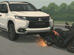 Viral Video Pajero Seret Motor Hingga Keluar Api di Tangerang, Polisi Kasus Berakhir Damai Viral Video Pajero Seret Motor Hingga Keluar Api di Tangerang, Polisi Kasus Berakhir Damai